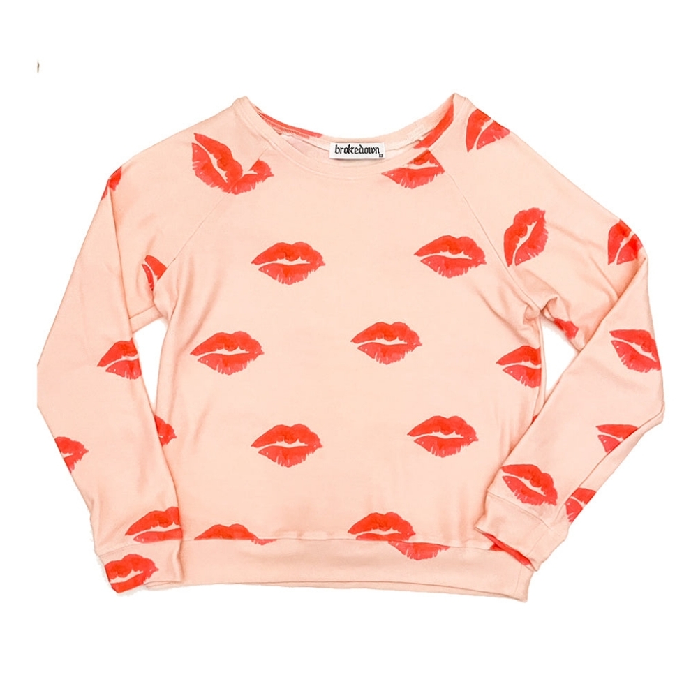 Brokedown Lips Sweatshirt- XS